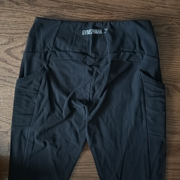 Gymshark Women's Black sleek aspire leggings mesh side pockets size small - Picture 7 of 7